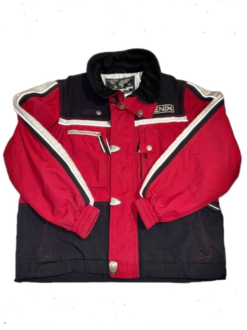 Phenix M Ski Jacket Convertible Vest Insulated Zip Sleeves Winter Snowboard EUC